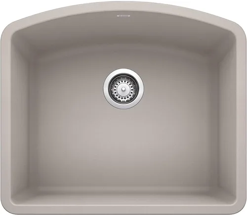 Vista 4 de BLANCO, Antracita 440174 DIAMOND SILGRANIT - Fregadero de cocina de un solo tazón