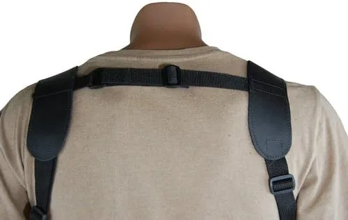 Vista 4 de Funda de hombro vertical Barsony con bolsa Mag para pistolas de tamaño completo de 0.354 in 40 45