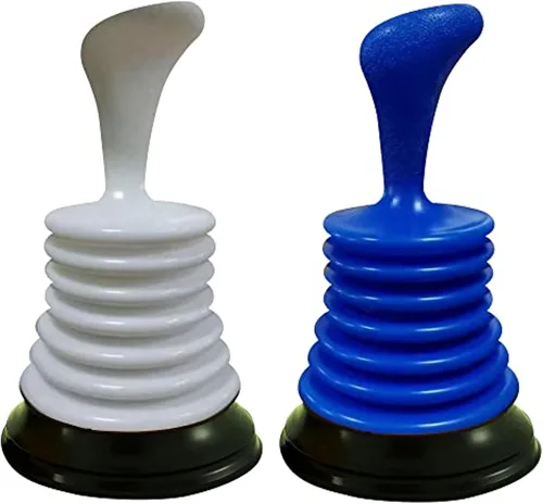 Vista 10 de Meadow Lane Pequeño émbolo de fregadero de 7 pulgadas, mini removedor de obstrucciones para desagües de fregadero de cocina y baño, ergonómico a