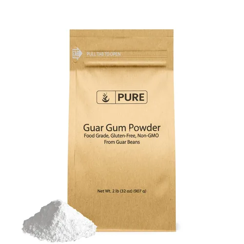 Vista 2 de Pure Original Ingredients Paquete de chocolate caliente, goma guar y cacao en polvo, 2 libras cada uno