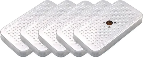 Vista 6 de Gel sílice Osg-40 deshumidificador desecante. 1.4 oz naranja, Paquete de 1