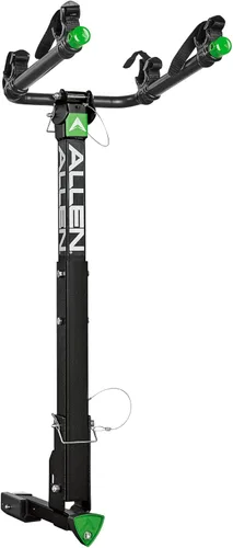 Vista 12 de Allen Sports Deluxe - Soporte de enganche para 2 bicicletas, modelo ZN520, color negro