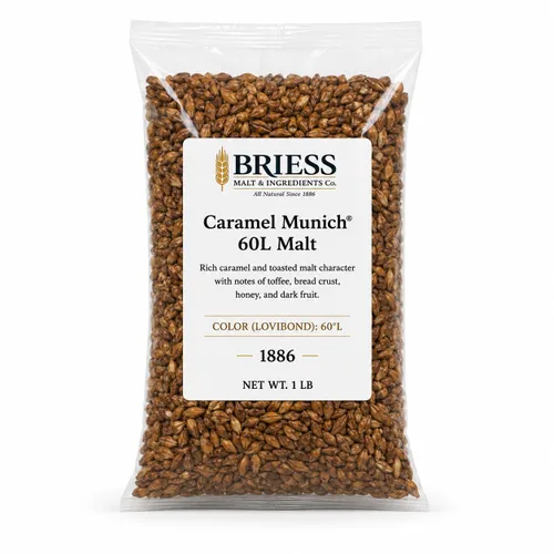 Vista 23 de Briess 26-QVZH-HVSI Grano de malta de cerveceros estadounidenses para elaboración de cerveza y cerveza casera 1 lb. (2 filas de cerveceros), marrón