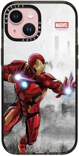 Vista 13 de CASETiFY Funda para iPhone Air, compatible con MagSafe Marvel VS CoLab Protección contra caídas de grado militar 4x de 8.2 pies Funda Capitán