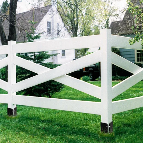 Vista 4 de Anclaje de poste de valla WIMART 4"x4", Anclaje de poste de valla de metal resistente con punta de clavado 4"x4" para buzón, comedero de pájaros