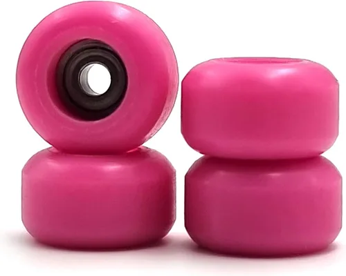 Vista 2 de SPITBOARDS® Ruedas para diapasón, poliuretano CNC, juego de 4, rosa