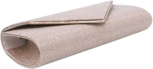 Vista 4 de Naimo Bolso de mano deslumbrante con solapa y cadena desmontable talla única