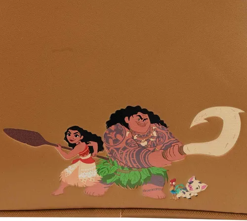 Vista 4 de Loungefly x Disney Moana Maui Tattoo Print Mini Mochila, Varios colores, Disney