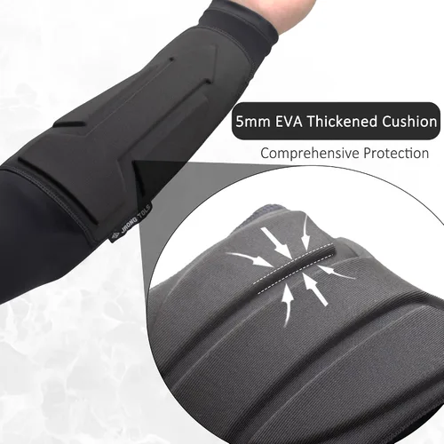Vista 2 de Protector elástico de manga ligera para antebrazo con cierre táctil ajustable para tiro con arco Adjustable Hook & Loop Fastener, Breathable &