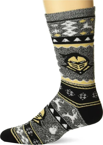 Vista 46 de For Bare Feet Ugly Holiday Sweater Crew Sock NCAA
