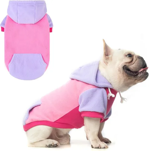 Vista 24 de BEAUTYZOO Sudaderas con capucha para perros, para perros pequeños, medianos y grandes, niñas y niños - Calidad premium, ultra suave, ajuste cómodo