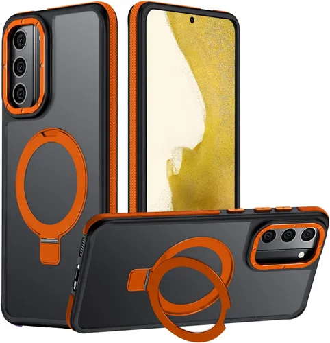 Vista 52 de Funda para Samsung Galaxy S24 Plus, soporte de anillo magnético ajustable [compatible con Magsafe], [protección a prueba de golpes de grado militar]