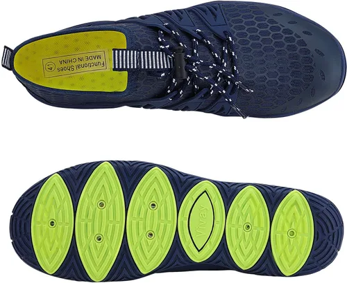 Vista 2 de MAYZERO Zapatos de agua para hombres y mujeres, zapatos de surf, playa, piscina, zapatos de punta ancha, senderismo, zapatos de agua, zapatillas