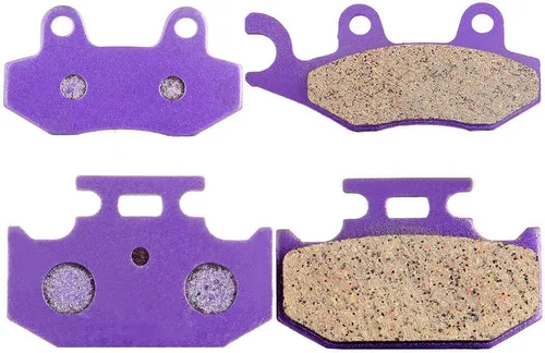 Vista 6 de SCITOO FA135, FA152 Pastillas de freno para Kawasaki KDX200 1993-1994 pastillas de freno delanteras y traseras de fibra de carbono