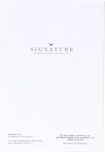 Vista 6 de Tarjeta de boda Hallmark Signature (novia y novio)