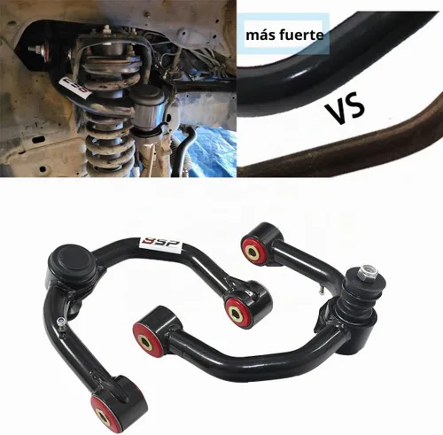 Vista 2 de 2 piezas de brazos de control superiores delanteros de suspensión, kits de elevación nivelada de 2-4" compatibles con 4Runner 1996-2002