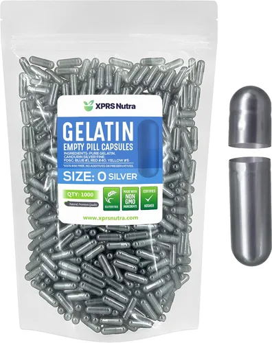 Vista 23 de XPRS Nutra Size 0 Empty Capsules - 100 Count Empty Gelatin Capsules - Pills DIY Capsule Filling - Pure Bovine Pill Gel Caps for Do-It-Yourself