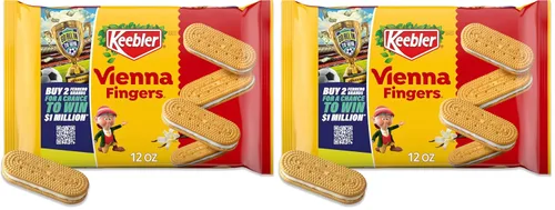 Vista 11 de Keebler Vienna Fingers - Galletas de sándwich rellenas de crema, 12 onzas