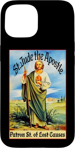 Vista 6 de St. Jude - Funda para iPhone 16, diseño de The Apóstol of Jesus Lost Causes