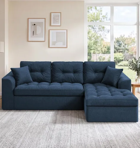 Vista 16 de Hobestluk Sofá Individual de Espuma Sillón Sofá para Espacios Pequeños Sofás Cómodos con Funda Extraíble Sofá Peludo con Almohadas para Sala de Negro