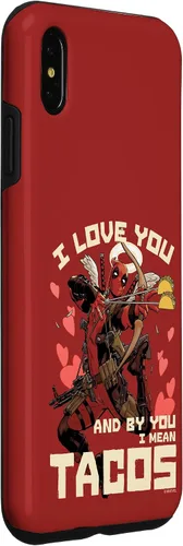 Vista 23 de Marvel Deadpool I Love You and by You I Mean Tacos - Carcasa para iPhone 17