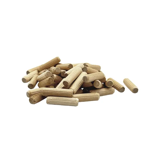 Vista 12 de 1/2" x 2" - Paquete de 100 pasadores de madera - Secados al horno, estriados y biselados (1/2" x 2", 100 unidades)