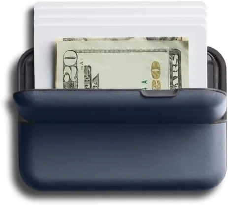 Vista 4 de Bellroy Funda Flip Segunda Edición - (Estuche para tarjetas, billetera rígida), Piedra azul, Estuche para tarjetas, billetera rígida