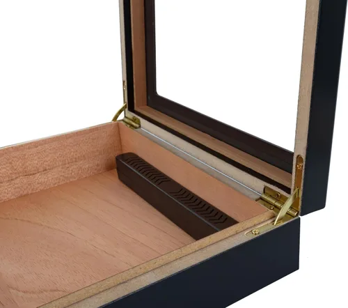 Vista 7 de Humidor pequeño con capacidad para 20 puros de Prestige Import Group