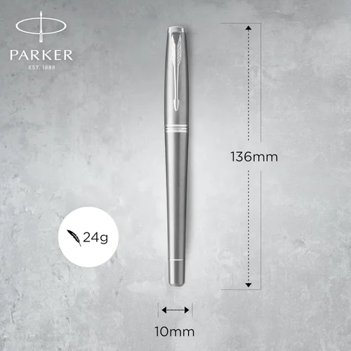 Vista 3 de Parker Urban pluma estilográfica, punta fina, tinta azul recargable