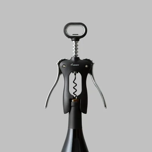 Vista 4 de Rabbit Bar Tools Sacacorchos Classic Wing, Plata, 1 EA