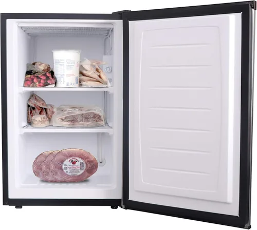 Vista 5 de EQUATOR ADVANCED Appliances Conserv 3 pies cúbicos Midi congelador vertical, inoxidable