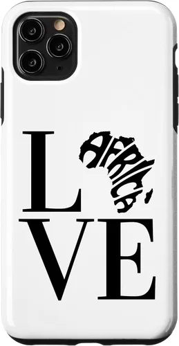 Vista 11 de iPhone 15 LOVE AFRICA, funda local del orgullo africano