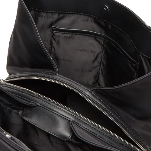 Vista 7 de Calvin Klein Bolso de hombro grande de triple compartimento Ellie Novelty