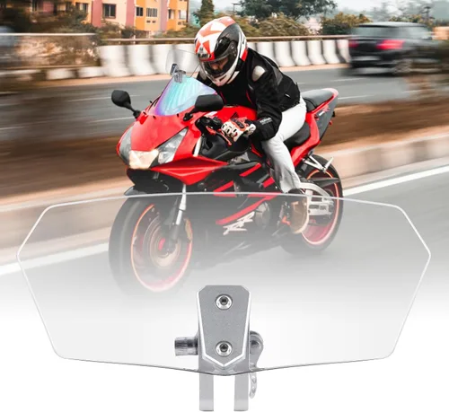 Vista 8 de Goldfire Extensión Universal de Parabrisas de Motocicleta Parabrisas Extendido Deflector Extensión de Parabrisas de Motocicleta Deflector de Viento