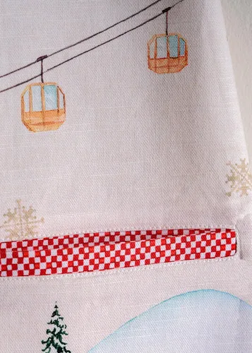 Vista 874 de Maison d' Hermine Delantales para mujer con bolsillo, 100% algodón (27.50 x 31.50 pulgadas)