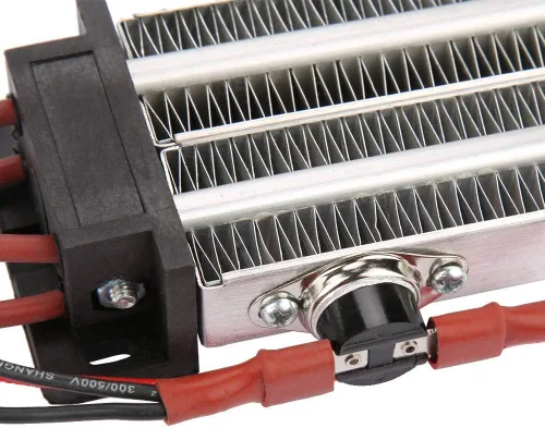 Vista 7 de Calentador de aire de cerámica 500W 110V con termóstato para incubadora elemento de calefacción eléctrico