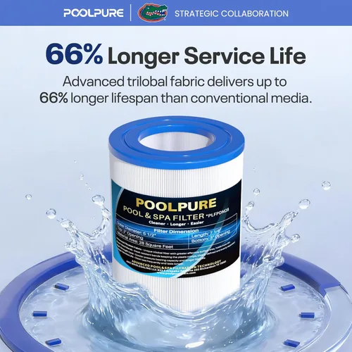 Vista 6 de POOLPURE El filtro de spa PDM28 reemplaza a AquaRest Dream Maker 461273