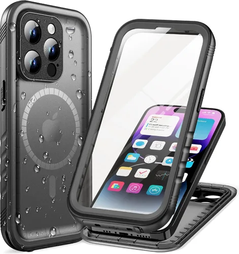 Vista 22 de Cozycase TOP - Funda impermeable militar IP68 para iPhone XR, resistente 360 a prueba de golpes, cuerpo completo, con protector de cámara