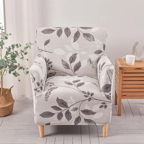 Vista 19 de MIFXIN Funda elástica para sillón de banquete, de terciopelo, 1 pieza, de elastano, elástico, protector de muebles, para sofá de 1 plaza con brazos