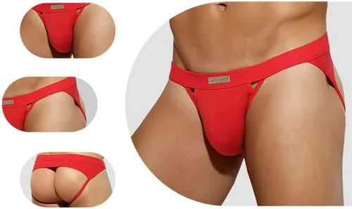 Vista 4 de Arjen Kroos Ropa interior sexy de algodón para hombre
