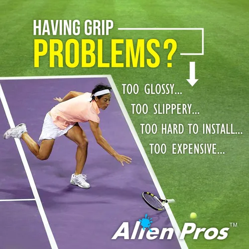 Vista 2 de ALIEN PROS Paquete de 18 cintas de agarre de raqueta de tenis blanca y amarilla neón, agarre de tenis precortado y ligero