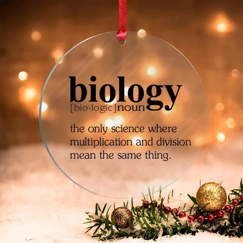 Vista 9 de Definición de sustantivo de alcohol, adorno acrílico de Navidad, decoración de árbol de Navidad, definición divertida, adorno de árbol de Navidad