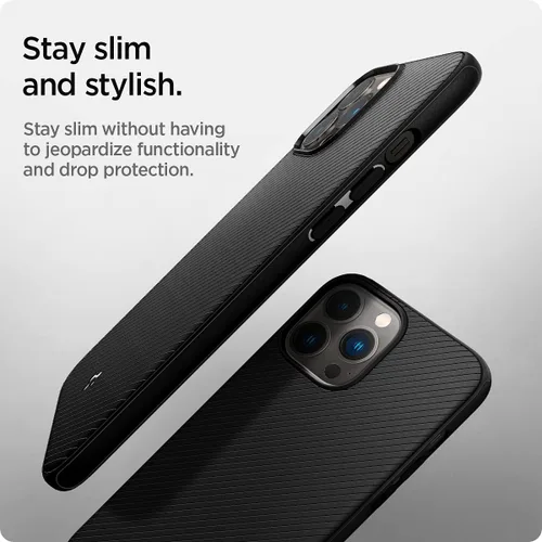 Vista 4 de Spigen - Mag Armor - Funda compatible con MagSafe diseñada para iPhone 13 Pro (2021) - color negro mate