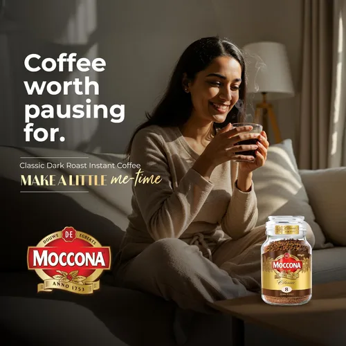 Vista 6 de Moccona Café liofilizado 3.53 oz (importado de Australia) (tostado oscuro)