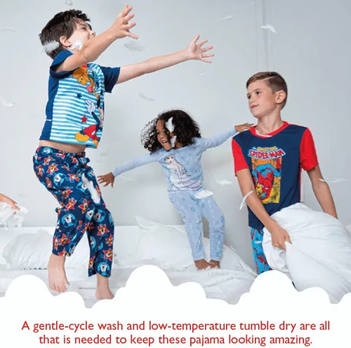 Vista 6 de Marvel Boys Team 4 Piece Sleep Set