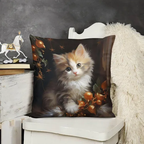 Vista 11 de Fundas de almohada cuadradas de 12 x 12 pulgadas, Koala, Navidad, nieve, invierno, animales, sofá, fundas de cojín Koala australianas