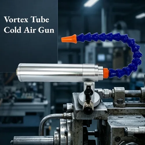 Vista 6 de AUNMAS Tubo de Vórtice Profesional de Aire Frío y Seco, Pistola de Enfriamiento de Aleación de Aluminio 6.9 bar 1000Btu 160mm Pistola de Aire Frío
