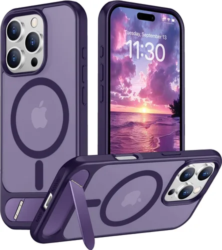 Vista 214 de Funda para iPhone 11 con compatibilidad magnética, [Soporte invisible incorporado][Compatible con MagSafe]
