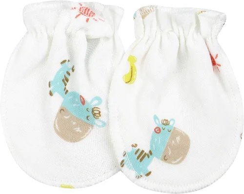Vista 5 de Guantes de algodón para recién nacido, guantes de algodón para niños y niñas
