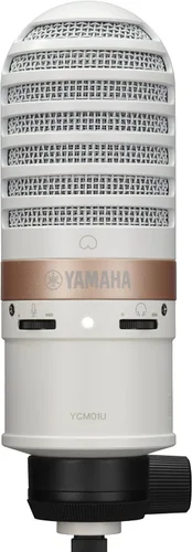 Vista 2 de Yamaha Micrófono condensador USB de alta definición YCM01U blanco